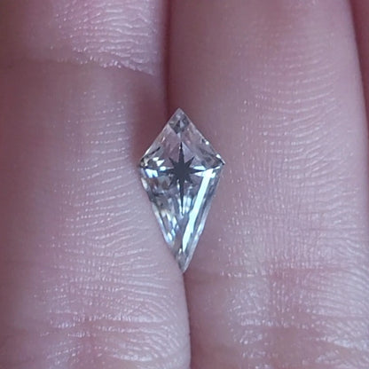 Kite Shape Lab Grown Diamond With Laser Engrave In The Center Of Diamond North Star Engraving