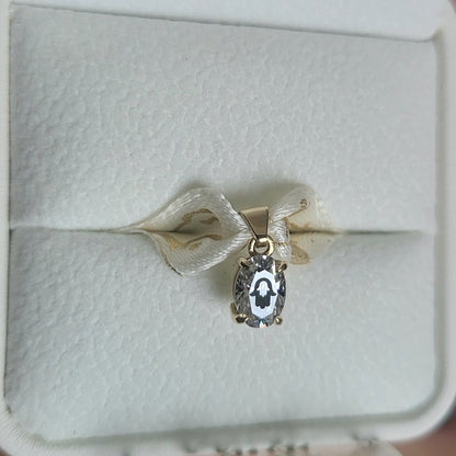 תליון יהלום מעבדה אובל עם חריטת לייזר חמסה בחמסה - זהב 14 קראט צהוב/לבן/רוז גולד