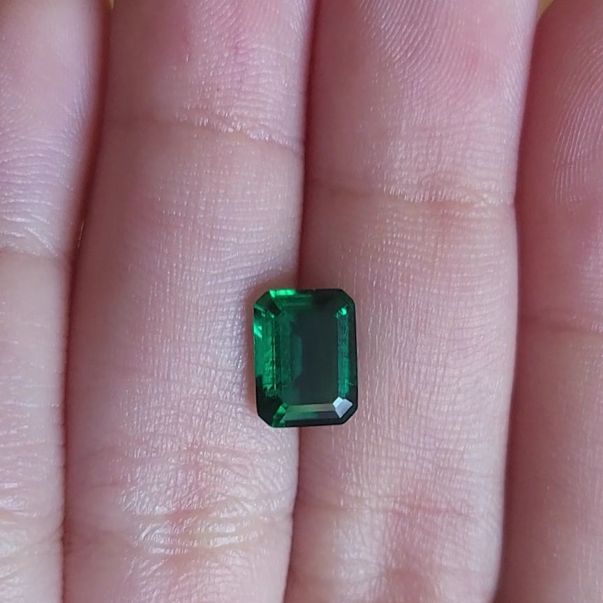 Toi Et Moi Ring Lab Grown Diamond Marquise & Lab Grown Emerald 14K Yellow/White/Rose Gold