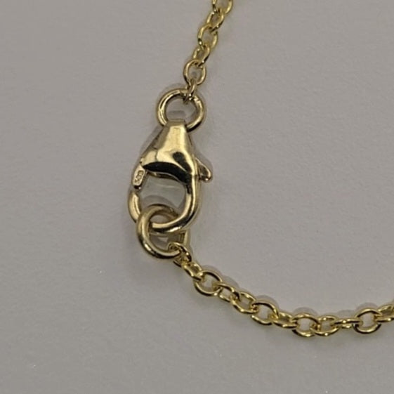 MOM Pendant Necklace Lab Grown Diamonds 14K Yellow/White/Rose Gold